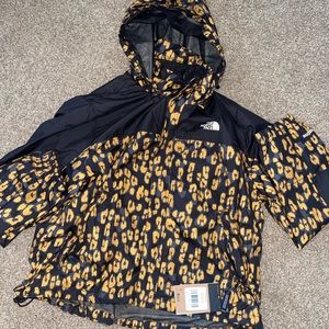 North face Leopard Windbreaker